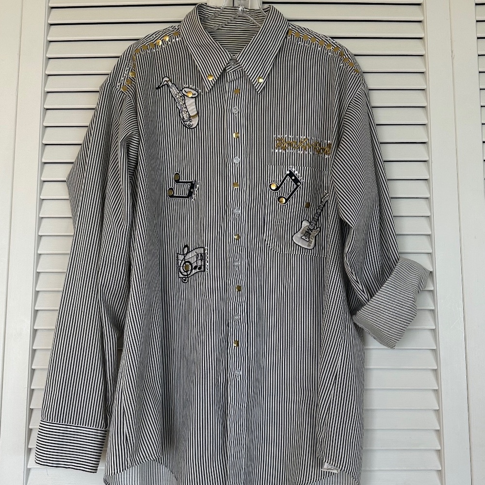WOMEN'S ONE OF A KIND ROCK & ROLL SHIRT, SIZE: LARGE